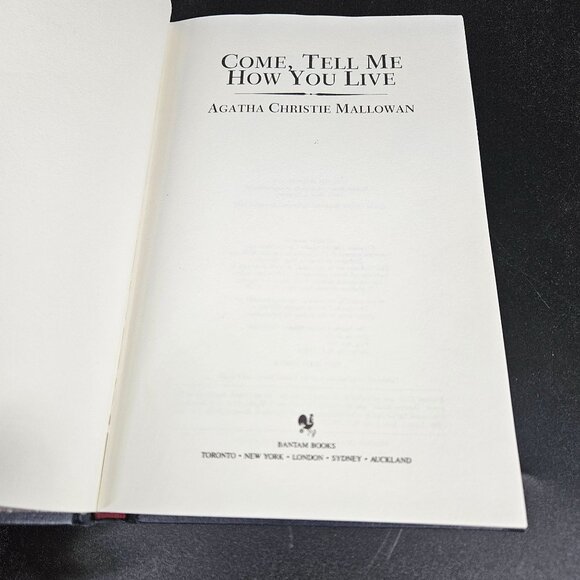 Come Tell Me How You Live Agatha Christie Mystery Collection Hardcover Leather - Picture 3 of 10